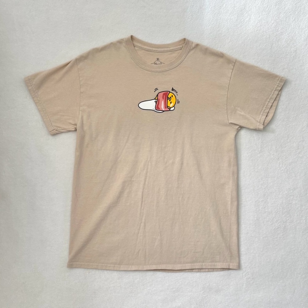 Sanrio Gudetama Lazy Egg Tan Graphic Tee